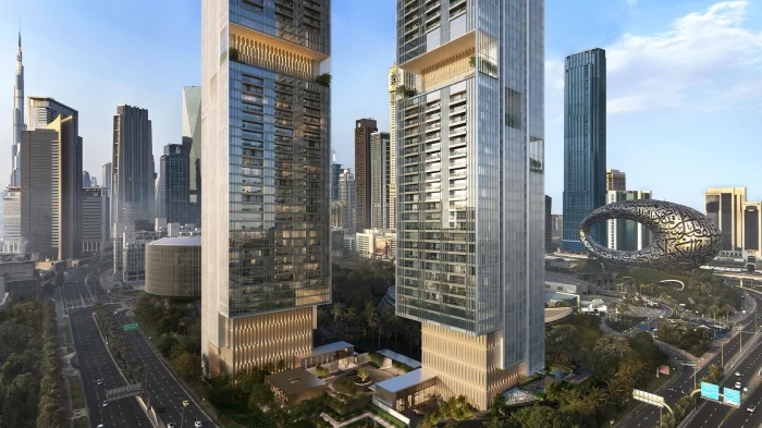 Woman Modeling Gold Ring