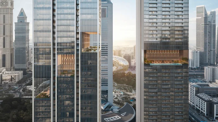 Woman Modeling Golden Earings