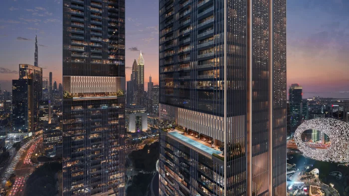 Woman Modeling Golden Earings